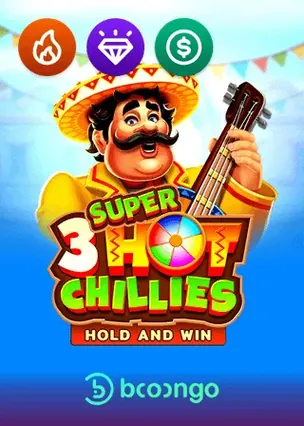 3 Super Hot Chillies pokie by 3Oaks at True Blue Bets