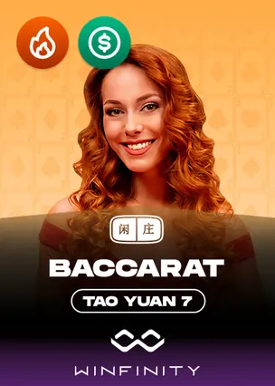 Tao Yuan Baccarat 7 Winfinity live dealer table by Live tables at True Blue Bets